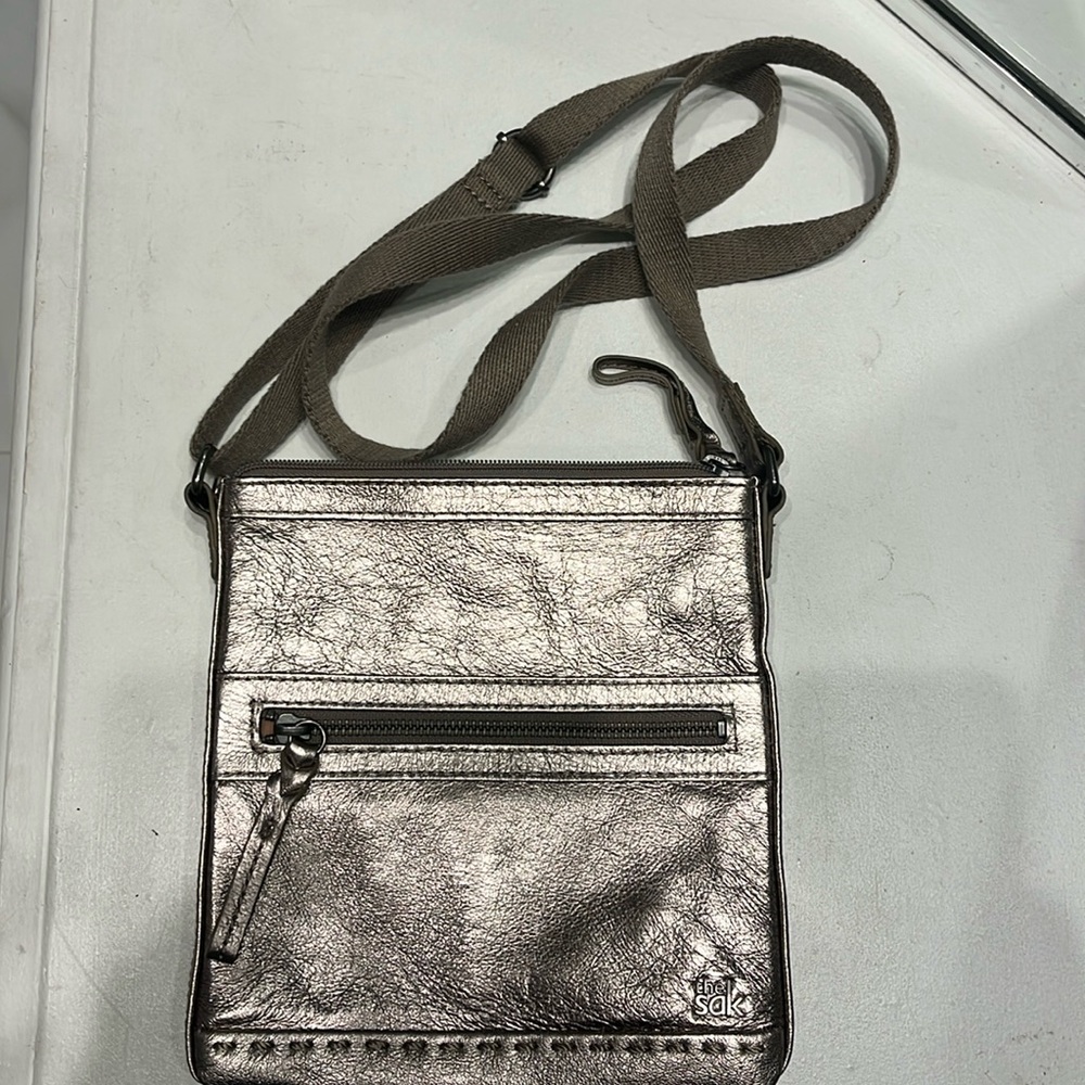NWOT The Sak Genuine Leather Crossbody Bag